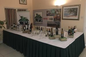 Argentine wines offered by UNWines by CPJ St Lucia Ltd on display