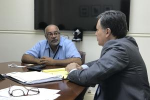 MSc Manuel OTERO in conversation with Dr Didacus JULES, Director General of the OECS